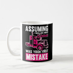 Caneca De Café Senhora Ministra dos Caminhões - Motorista de Cami