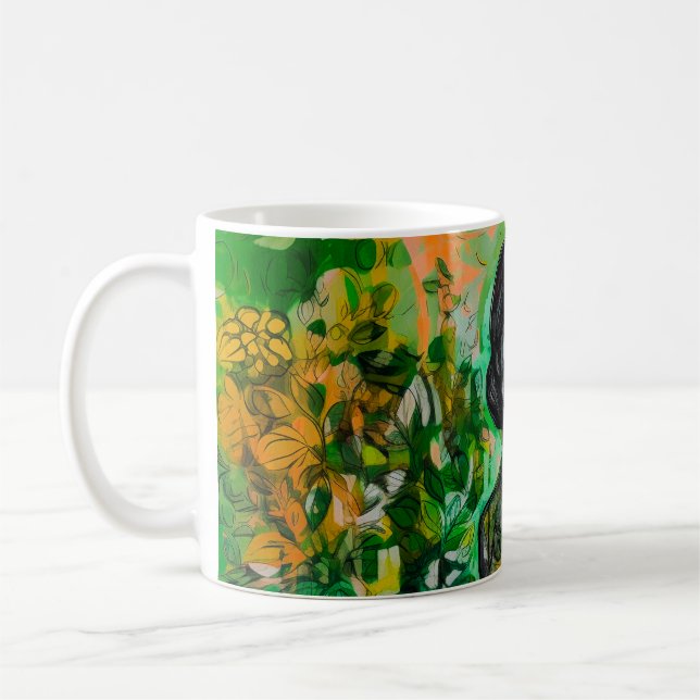 Caneca De Café Senhora Misteriosa (Esquerda)