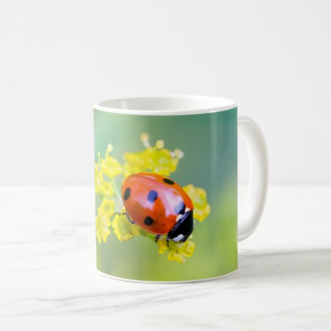 Caneca De Café senhora no topo (Frente Esquerda)