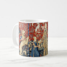 Caneca De Café Senhora Renascentista e Unicórnio (Sabor)