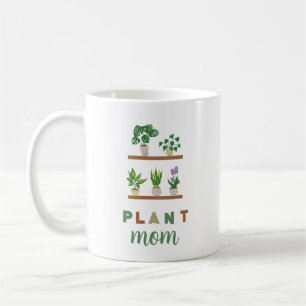 Caneca De Café Senhora Tropical Greenerescente de Mãe Fácil