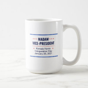 Caneca De Café Senhora Vice-Presidente Kamala Harris Inauguração