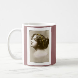 Caneca De Café senhora vitoriana cameo pose