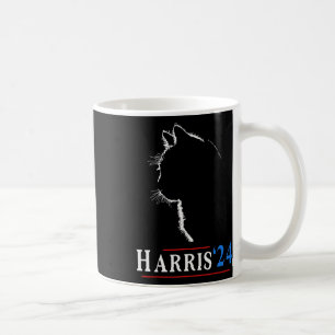 Caneca De Café Senhoras De Gato Engraçadas Para Kamala Har