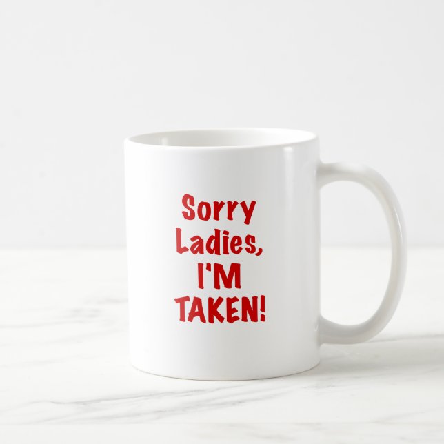Caneca De Café Senhoras pesarosas Im tomado (Direita)