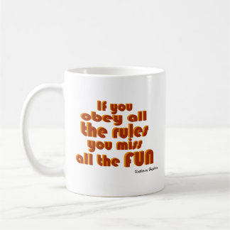 Caneca De Café Senhorita todo o divertimento!