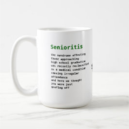 Caneca De Café Senioritis
