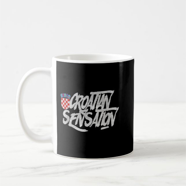 Caneca De Café Sensação croata (Croácia) (Esquerda)