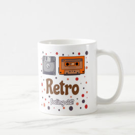 Caneca De Café Sensação De Mugão De Retro Antigo