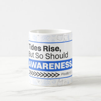 Caneca De Café Sensibilização ambiental para a poluição de plásti