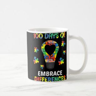 Caneca De Café Sensibilização Autismo Abrange Diferenças De 100 D