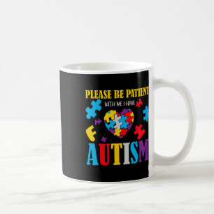 Caneca De Café Sensibilização Autista - Por Favor, Seja Paciente 