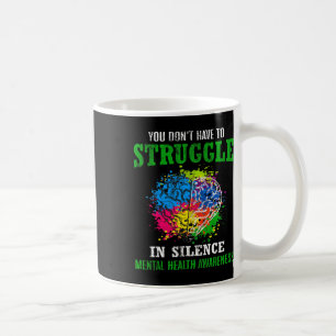 Caneca De Café Sensibilização Da Saúde Mês Luta Contra A Doença M