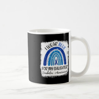 Caneca De Café Sensibilização Diabetes Eu Visto Azul Para Minha F