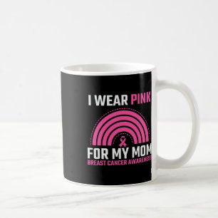 Caneca De Café Sensibilização do Cancer de Fita Eu Visto Rosa Par