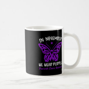 Caneca De Café Sensibilização Do câncer de pâncreas Em Novembro V