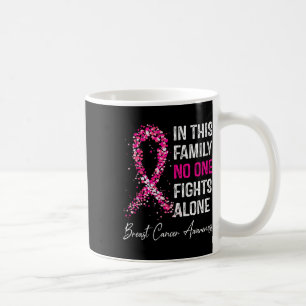 Caneca De Café Sensibilização Do Cancer Nesta Família Ninguém Lut