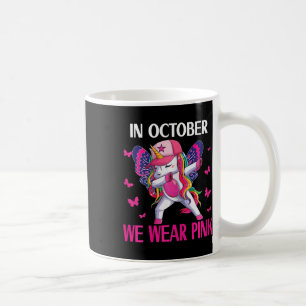 Caneca De Café Sensibilização Do Cancer Para Crianças Unicórnio