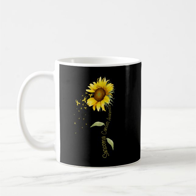 Caneca De Café Sensibilização do Cancer Sarcoma (Esquerda)