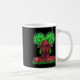 Caneca De Café Sensibilização do Guerreiro de Doenças Melanina