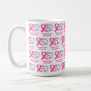 CANECA DE CAFÉ SENSIBILIZAÇÃO E SUPORTE PARA O CANCER ALARGADO