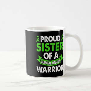 Caneca De Café Sensibilização Mental Irmã Do Guerreiro Mental T