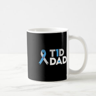 Caneca De Café Sensibilização para a Diabetes do Pai T1d Tipo 1 P