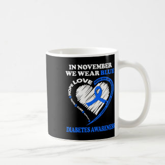 Caneca De Café Sensibilização para a diabetes em novembro Vestimo
