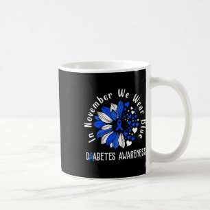 Caneca De Café Sensibilização para a diabetes em novembro Vestimo