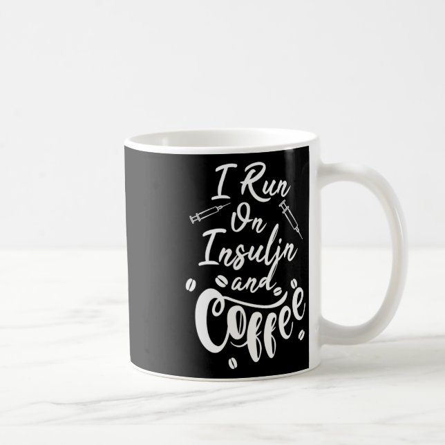 Caneca De Café Sensibilização Para A Diabetes Que Faço Com Insuli (Direita)