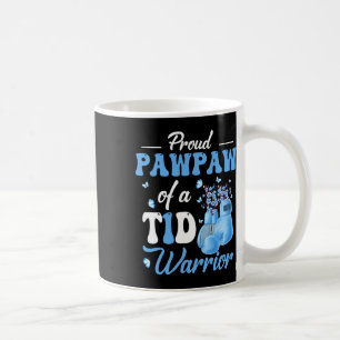 Caneca De Café Sensibilização Para A Diabetes Tipo 1 Pawpaw Orgul