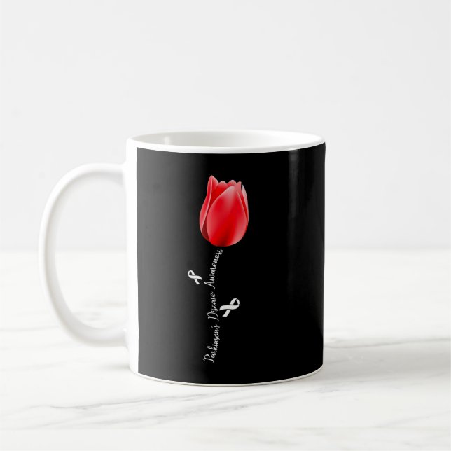 Caneca De Café Sensibilização para a Doença de Parkinson Tulip Ab (Esquerda)