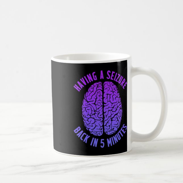 Caneca De Café Sensibilização para a epilepsia com ataques epilép (Direita)