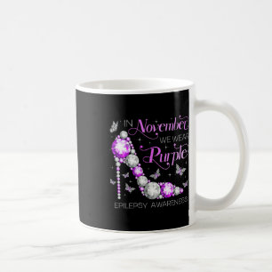 Caneca De Café Sensibilização para a Epilepsia Em Novembro Vestim
