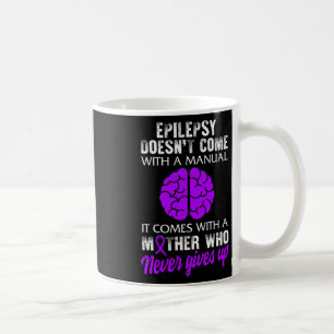 Caneca De Café Sensibilização para a Epilepsia Mãe Briso Roxo Con