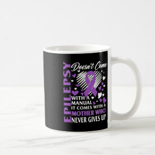 Caneca De Café Sensibilização para a Epilepsia Mãe Briso Roxo Con