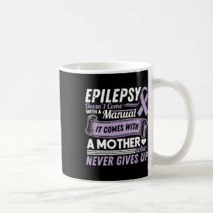 Caneca De Café Sensibilização para a epilepsia Mamãe não vem com 