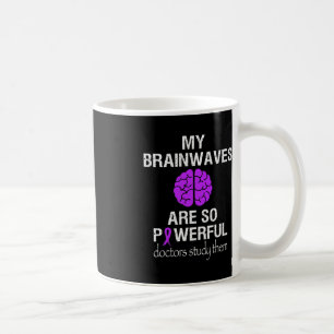 Caneca De Café Sensibilização para a epilepsia Mês As ondas cereb