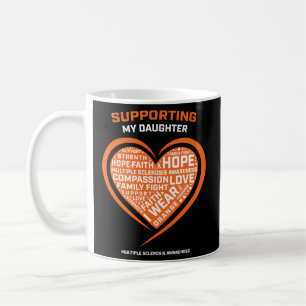 Caneca De Café Sensibilização para a esclerose múltipla da Sra. D
