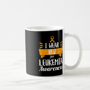 Caneca De Café Sensibilização para a Leucemia Mês I Visto Cancer 