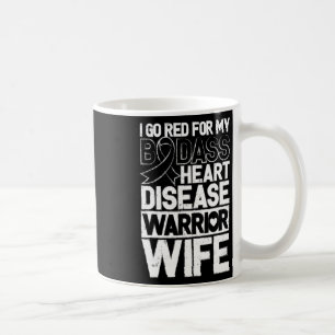 Caneca De Café Sensibilização para a má esposa guerreira fica ver