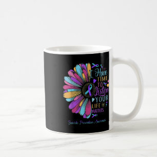 Caneca De Café Sensibilização Para A Prevenção Do Suicídio Tenho 