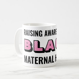 Caneca De Café Sensibilização para a saúde dos animais pretos 