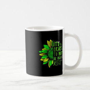 Caneca De Café Sensibilização Para A Saúde Mental Girassol Está T