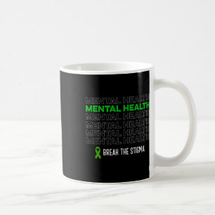 Caneca De Café Sensibilização Para A Saúde Quebra A Fita Do Estig