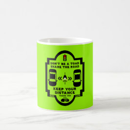 Caneca De Café Sensibilização para a segurança rodoviária