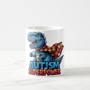 Caneca De Café Sensibilização para a superpotência do Autism T-Re