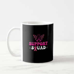 Caneca De Café sensibilização para o cancer da mama do esquadrão