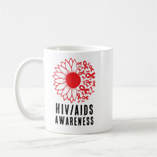 Caneca De Café Sensibilização para o Dia Mundial da SIDA   Sensib