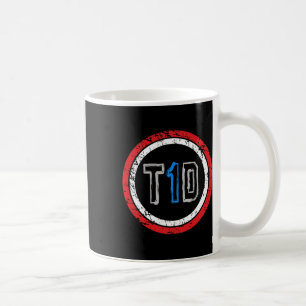 Caneca De Café Sensibilização para o diabetes tipo 1 do emblema T